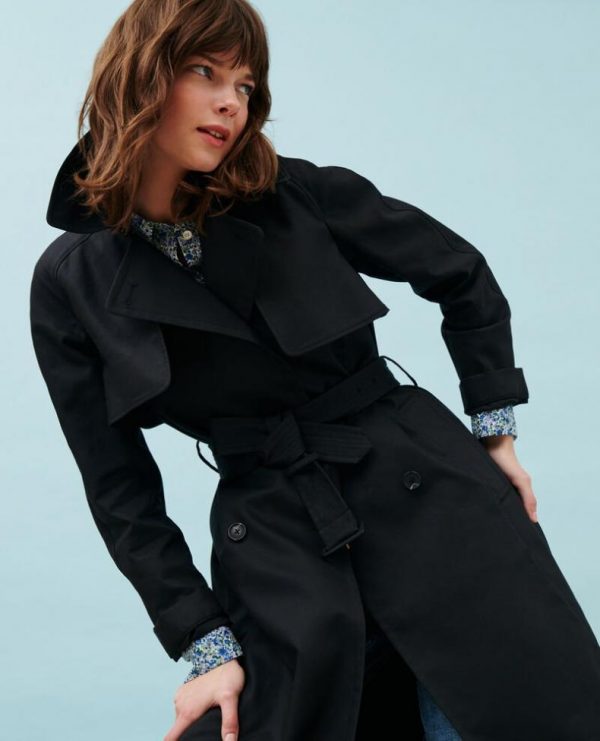 discount 93% Gray 38                  EU Comptoir des Cotonniers Long coat WOMEN FASHION Coats Elegant 